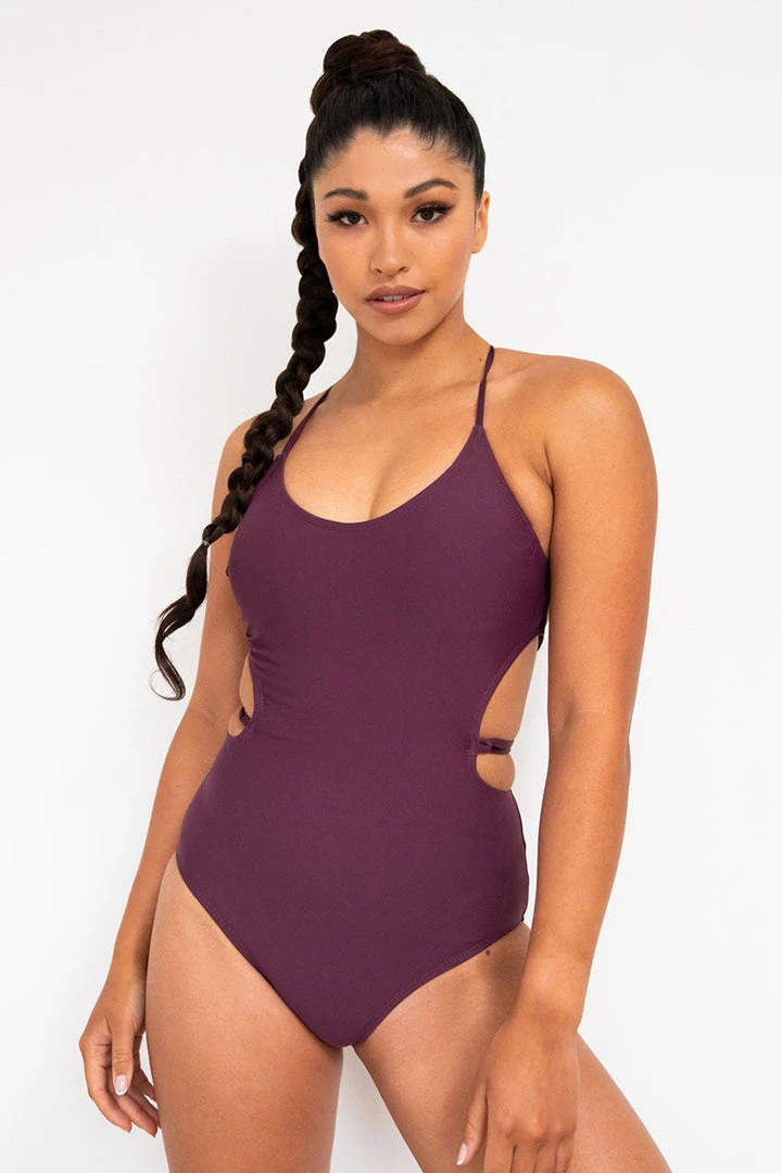 All Pole Wear Lunalae Anna Bodysuit - Recycled Mulberry