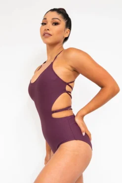 All Pole Wear Lunalae Anna Bodysuit - Recycled Mulberry