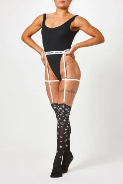 Accessories Rolling Over The Knee Socks - Galaxy (3 Sizes Available)