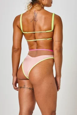 Rolling Vento Neon Reversible Bottoms - Blue/Rosé All Pole Wear