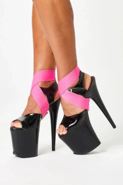 Accessories Rolling Ankle Cuff - Neon Pink