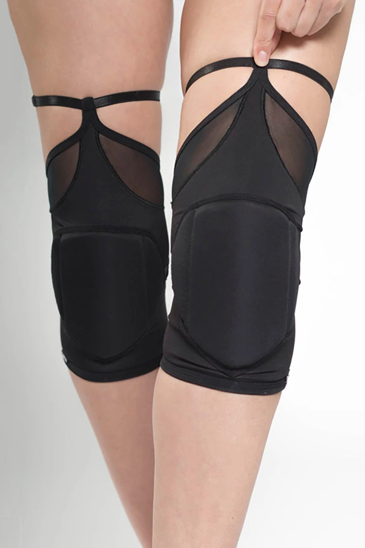 Queen Accessories Most Loved Queen Kneepads - Black Fire