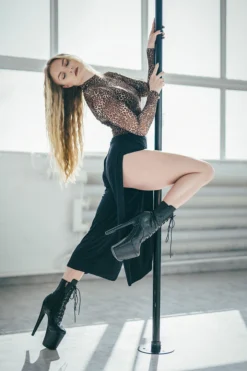 Back In Stock REV ACTIV Sensual Flow Pants (with Leg Slit) - Black