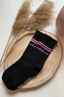 REV ACTIV Poledancer Socks - Black Accessories