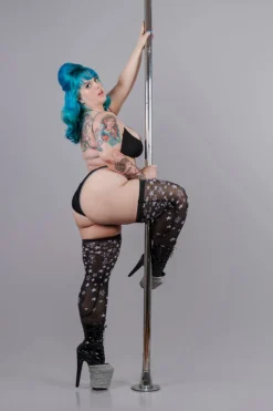 Accessories Rolling Over The Knee Socks - Galaxy (3 Sizes Available)