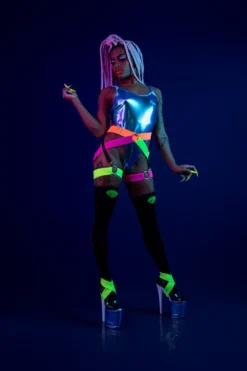 Rolling Ankle Cuff - Neon Yellow