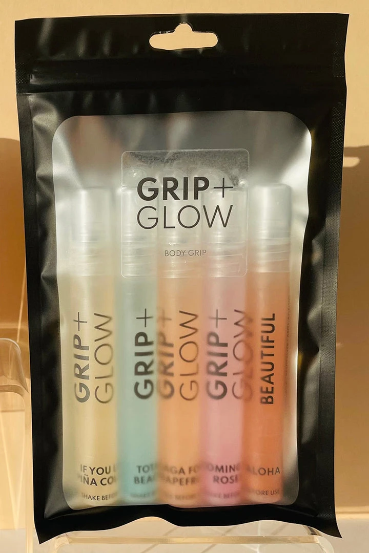 Accessories Grip + Glow Body Grip & Skincare Sample Packs (5 X10ml)