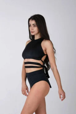 REV ACTIV Second Skin Top - Black All Pole Wear