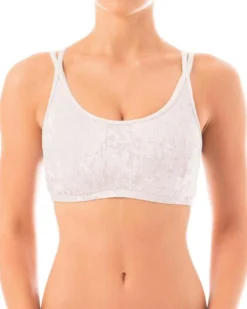 All Pole Wear Dragonfly Nicole Top - Velvet Silver