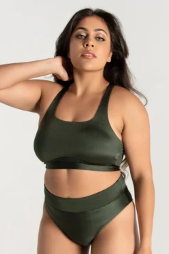 Tatiana Activewear Adeline Top - Pine Green