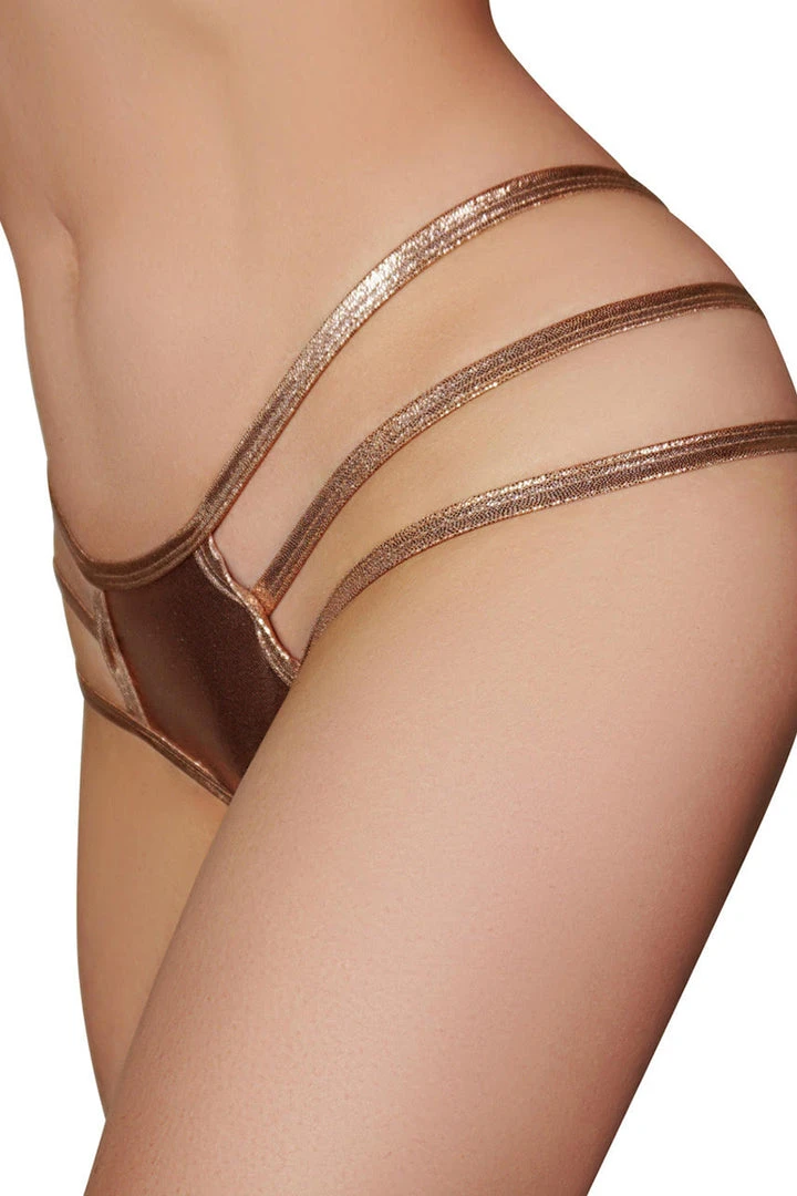 All Pole Wear Cleo The Hurricane Skanky Pants - Rose Gold