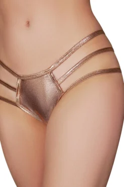 All Pole Wear Cleo The Hurricane Skanky Pants - Rose Gold