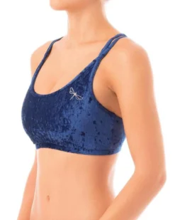 Dragonfly Nicole Top - Velvet Blue All Pole Wear