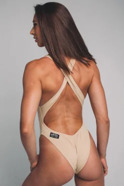 Shark Polewear Vashkelita Bodysuit - Beige All Pole Wear