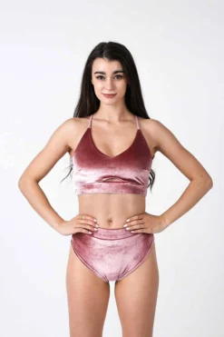 REV ACTIV Gap Top - Pink Velvet All Pole Wear