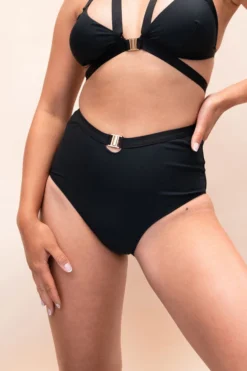 All Pole Wear Lunalae Jemma High Waist Bottoms - Recycled Black