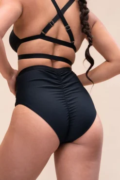 All Pole Wear Lunalae Jemma High Waist Bottoms - Recycled Black