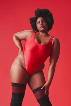 Rolling Wild Bodysuit - Red All Pole Wear