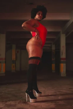 Rolling Wild Bodysuit - Red All Pole Wear