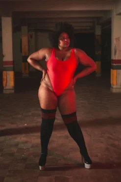 Rolling Wild Bodysuit - Red All Pole Wear