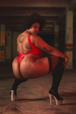 Rolling Wild Bodysuit - Red All Pole Wear