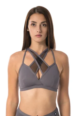 Poledancerka X-Front Top - Grey