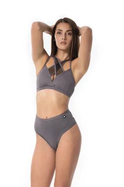 Poledancerka X-Front Top - Grey
