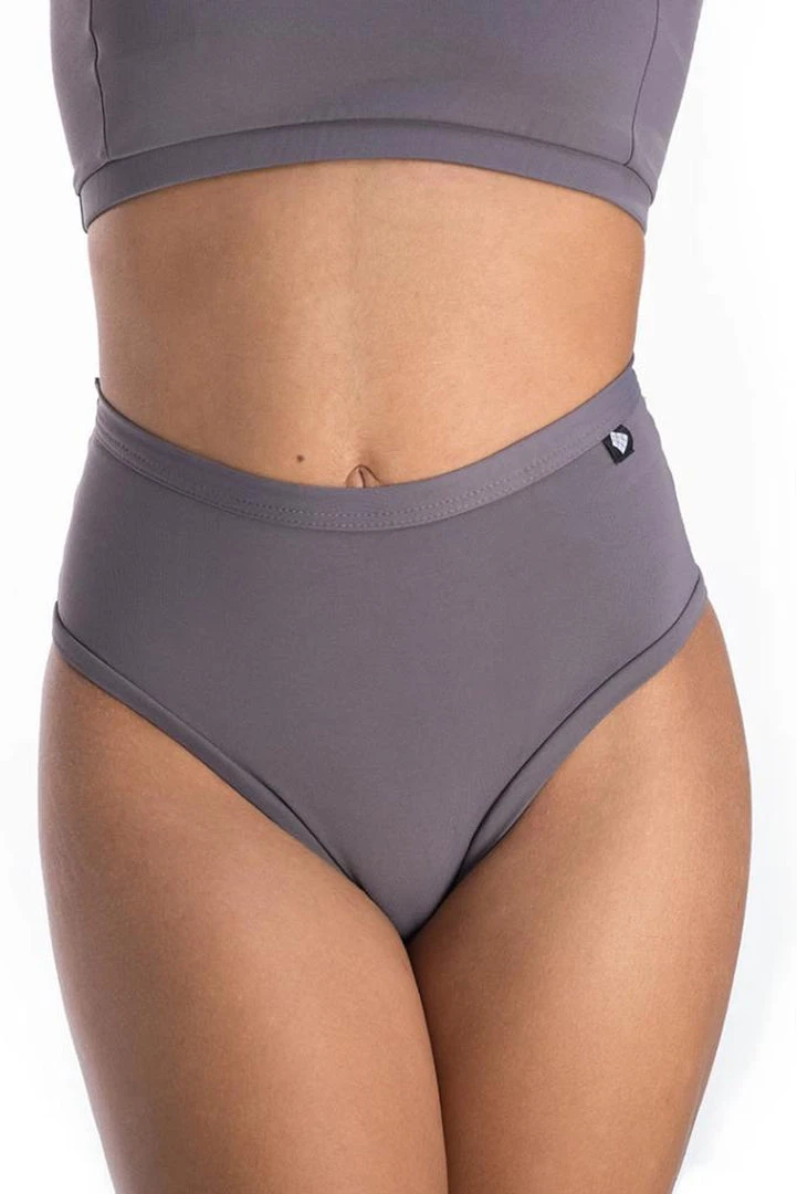 All Pole Wear Poledancerka X High Leg Shorts - Grey