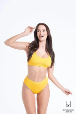 All Pole Wear Bandurska You're The Zest Top - Ribbed Sunny Yellow