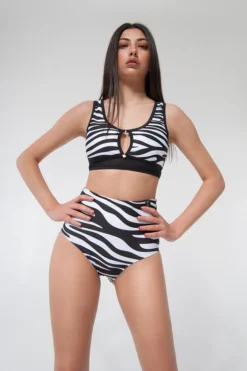 Pole Addict High Waisted Shorts - Zebra All Pole Wear